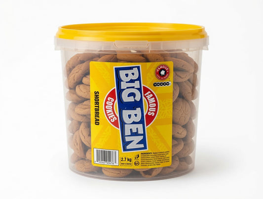 Big Ben 2.7kg Shortbread Cookies – Famous Buttery Shortbread Biscuits Bulk Pack