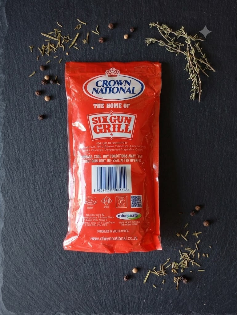 Crown National Six Gun Grill Seasoning (200g Handipak)